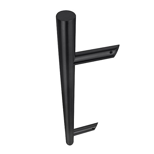 Ручки скоби ABARO Bali 45° L:400 X:200 D:32mm SS 304 чорний RAL 9005 (комплект) - Фото №2