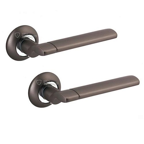 Ручки на розетте APECS Megapolis "Cairo" H-0892-A GRF графит - Фото №1