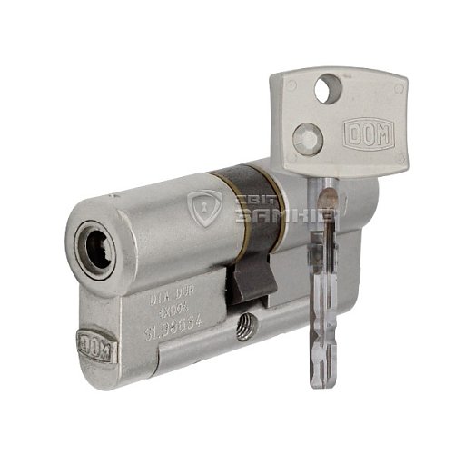 Циліндр DOM Diamant 64 (32*32) нікель сатин - Фото №1