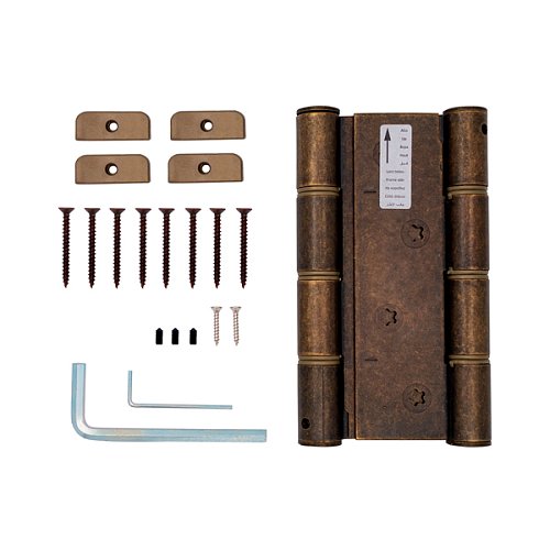 Завіс барний ALDEGHI LUIGI 87OA155-50 155 мм OA антична латунь - Фото №6