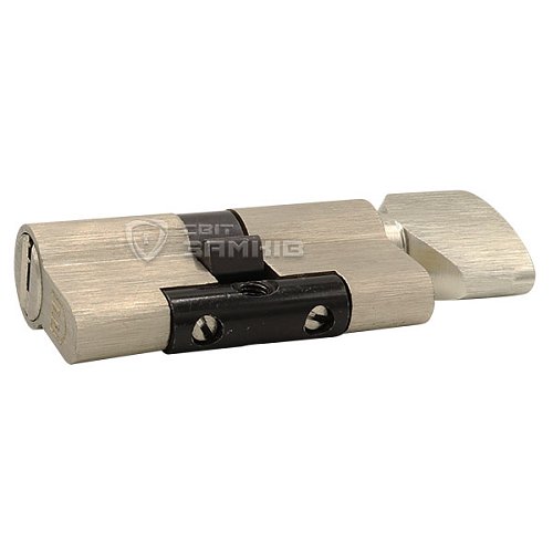 Цилиндр SHERLOCK HK 100T (40*60T) никель сатин - Фото №2