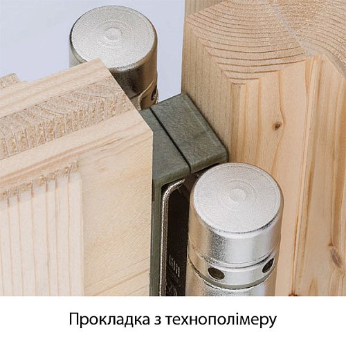 Завіс барний ALDEGHI LUIGI 101IN100B2 100 мм IN нержавіюча сталь - Фото №3