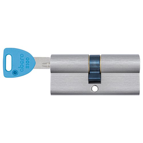 Циліндр ABARO B100 100 (40*60) Ni нікель сатин 5 ключів - Фото №6