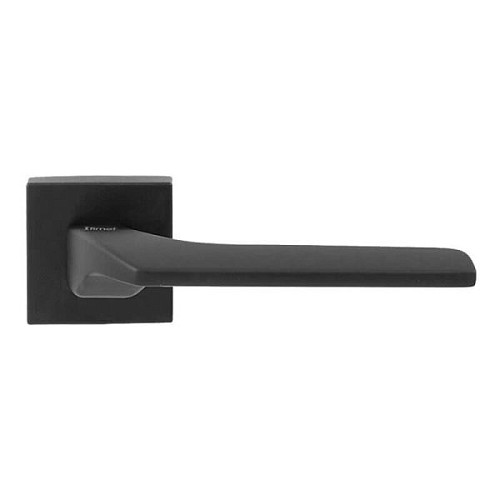 Ручки на розетте FIMET Corsa 1354 (211B) NM матовый черный - Фото №2