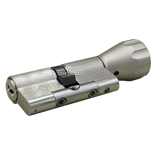 Цилиндр EVVA 4KS 87T (36*51T) никель сатин 5 ключей - Фото №4
