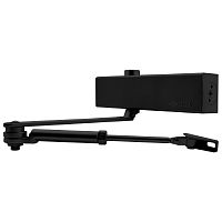Доводчик CISA C1611.03.0.90 Professional Plus2 BC STD HO с фиксацией до 80 кг черный
