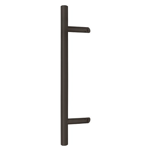 Ручки скоби ABARO Bali 45° L:600 X:400 D:32mm SS 304 сіро-коричневий RAL 8019 - Фото №4