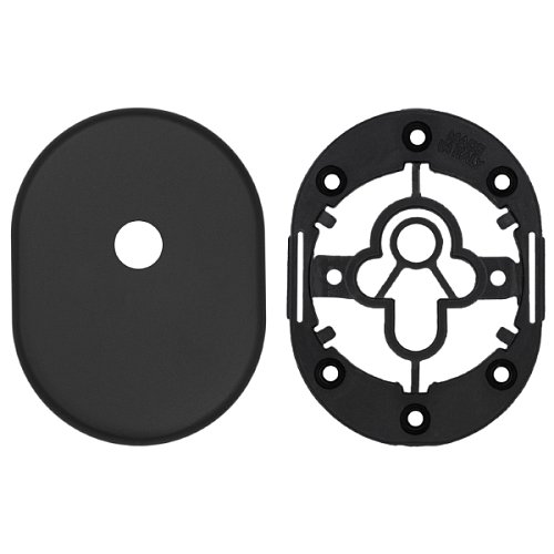 Накладка під шток AZZI FAUSTO MP/NO овальна стандарт чорний матовий - Фото №3