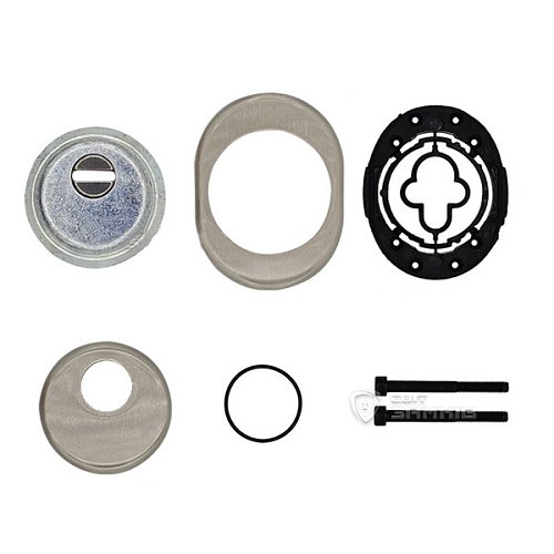 Протектор AZZI FAUSTO F23 ANT з юбкою 25 мм нікель сатин - Фото №4