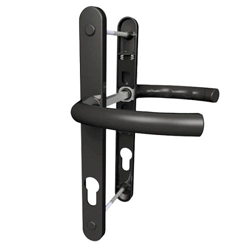 Ручки на планке ASTEX Antey DHS 85/26 с пружиной черный RAL9005 - Фото №1