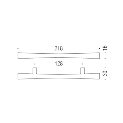 Ручка меблева COLOMBO Design Formae F124/Е 128 мм хром - Фото №3