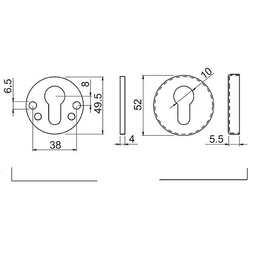 Протектор DISEC SFERIK BDS16 25 мм + накладка DISEC КТ038 хром полированный - Фото №8