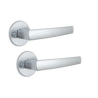 Ручки на розеті ABLOY Polarita хром сатин