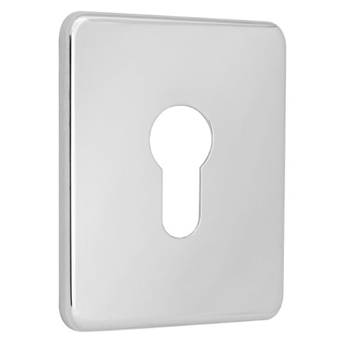 Накладка на серцевину AZZI FAUSTO MY/TEKNO/CL прямокутна хром полірований - Фото №1