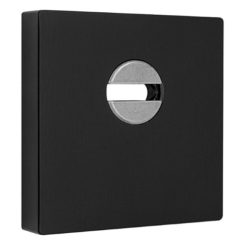 Протектор врізний AZZI FAUSTO Quadro NO квадратний чорний матовий - Фото №1