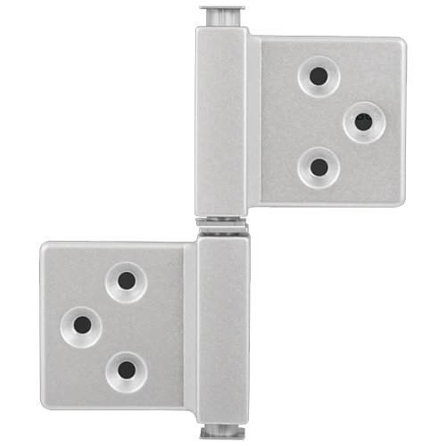 Завіс ALDEGHI LUIGI 143CS032Q 84*47 мм CS сатин хром - Фото №1