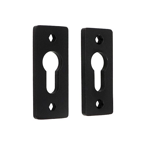 Накладки на серцевину ABARO D03 75х30х6mm чорний RAL 9005 - Фото №1