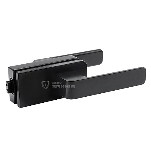 Ручка-защелка WALA H4S32/SM1OM2 для стеклянных дверей магнитная матовый черный - Фото №1