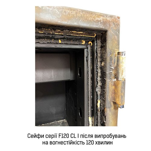 Сейф вогнезламостійкий GRIFFON F120CL I.63.ET BLACK - Фото №8