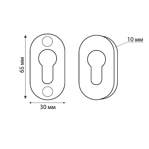 Накладки на сердцевину SIBA R03 Slim SS нержавеющая сталь - Фото №4