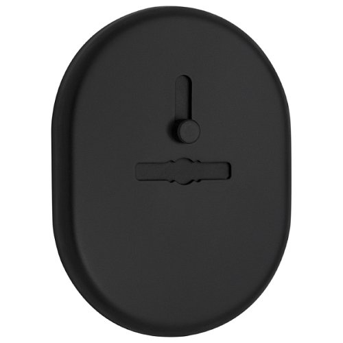 Накладка сувальдна AZZI FAUSTO MDM/NO/CV зі шторкою овальна стандарт чорний матовий - Фото №2