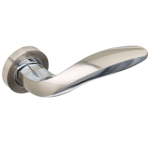 Ручки на розетте GAVROCHE Argentum Ag-Z2 SN/CP никель/хром - Фото №3