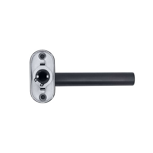 Ручки на розеті ABARO Lido FM фіксована-натискна антрацит - Фото №7