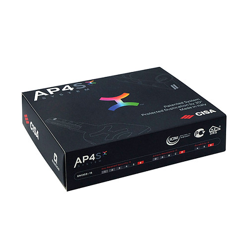 Цилиндр CISA AP4 S 90T (40*50T) никель матовый - Фото №13