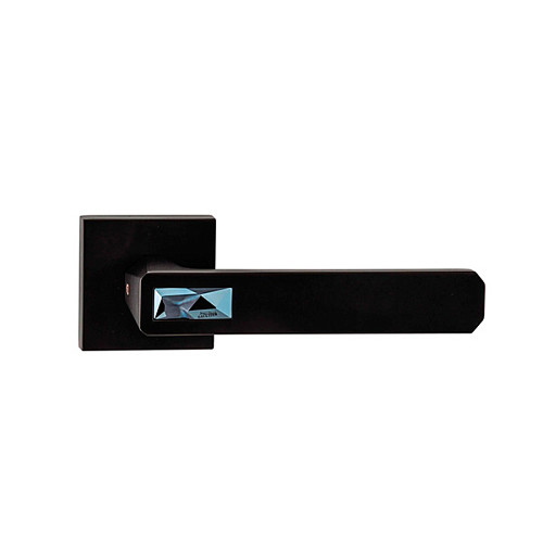 Ручки на розетте ORO/ORO Galassia Jean Paul Gaultier (15E) Black/Metallic Blue черный матовый/синий - Фото №2