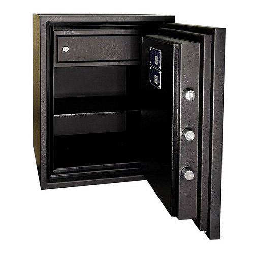 Сейф вогнестійкий GRIFFON FRS.57.K BLACK - Фото №3