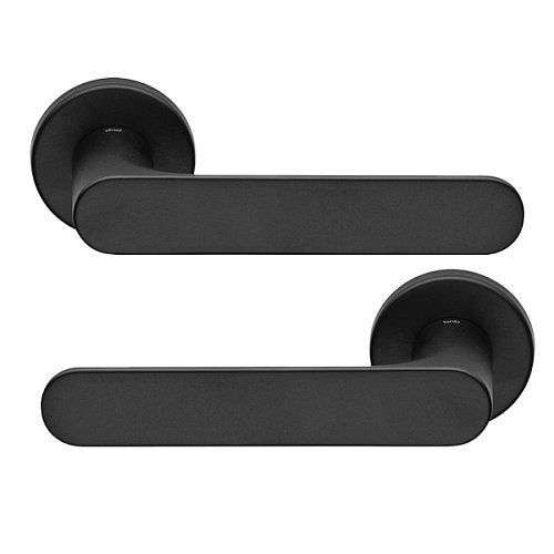 Ручки на розеті DND by MARTINELLI Spot SO12-ZNE чорний - Фото №1