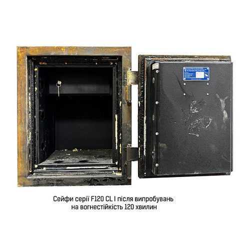 Сейф вогнезламостійкий GRIFFON F120CL I.63.ET BLACK - Фото №7