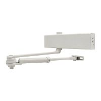 Доводчик CISA C1611.03.0.45 Professional Plus2 BC STD HO с фиксацией до 80 кг белый