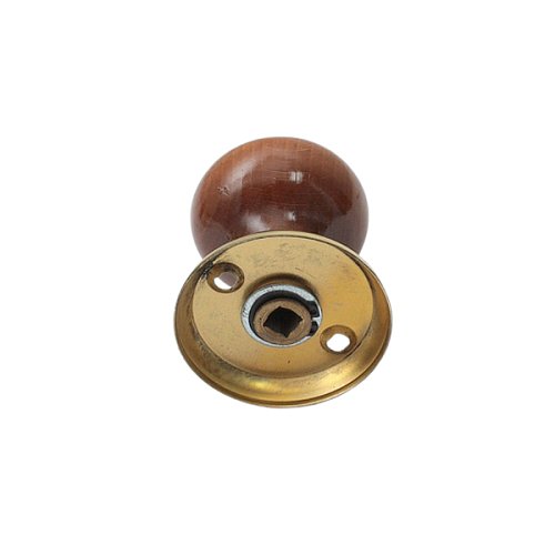 Ручка-кноб KLINKE ГАЛКА поворотная дерево лакированное темное - Фото №3