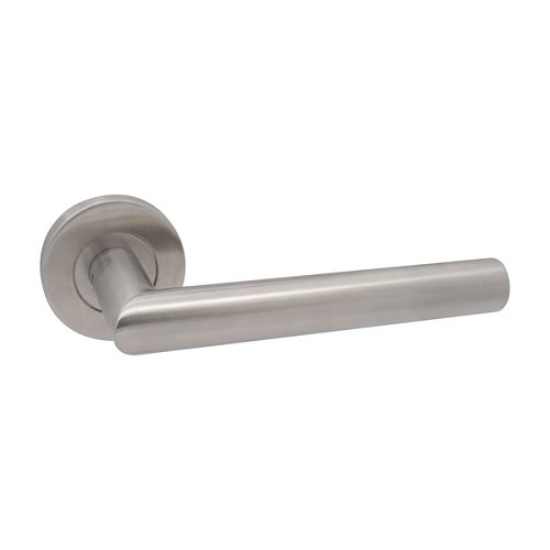 Ручки на розетте ABARO Lido MM круглая розетта нержавеющая сталь - Фото №2