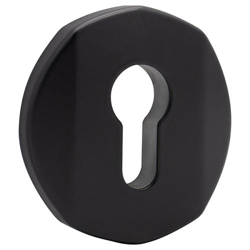 Накладка на сердцевину CISA 07076.70 для врезной антипаники круглая черный - Фото №1