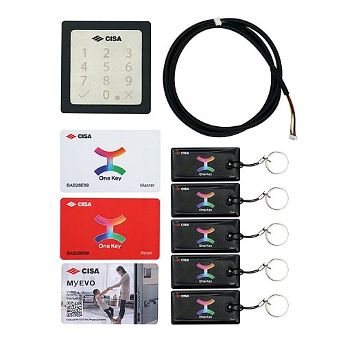 Зовнішня клавіатура CISA 06525.73.0.L6 для замків серії MyEvo чорний графіт - Фото №4