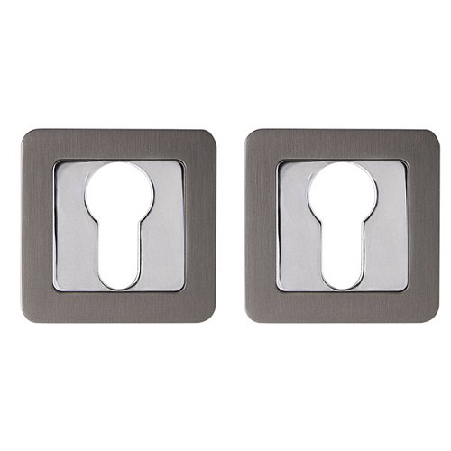 Накладки на серцевину PUNTO QR GR/CP графіт/хром