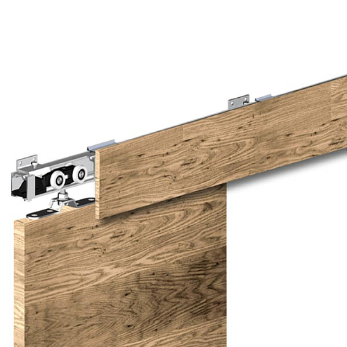 Розсувна система VALCOMP Herkules HS120 довжина 4 м (2+2) на 2 полотна вагою до 120 кг - Фото №3