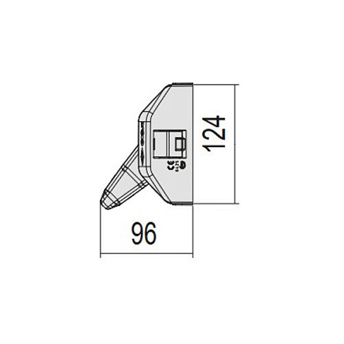 Антипаніка накладна CISA Alpha Push 5M001.10 з язичком без штанги - Фото №14