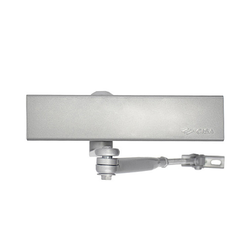 Доводчик CISA C1611.03.0.97 Professional Plus2 BC STD HO с фиксацией до 80 кг серый - Фото №2