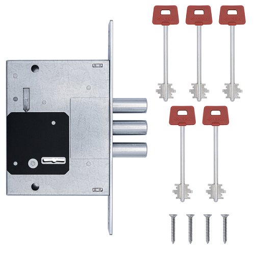 Механізм замка CISA 57426.60 Monoblock 257L (BS60) хром матовий - Фото №6
