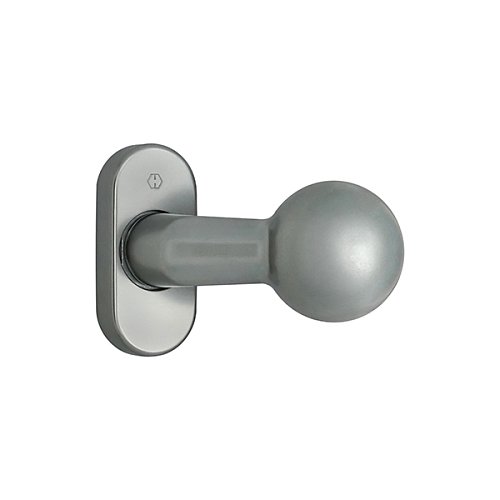 Ручка-кноб CISA 07070.56.0B1 фиксированная анодированная серая - Фото №1