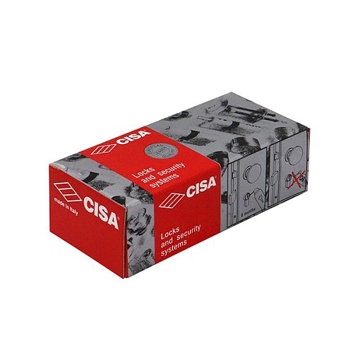 Циліндр половинка CISA C2000 45 (35*10) нікель матовий 3 ключі - Фото №11