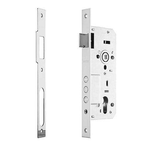 Механізм замка SANTOS 2800R-3M (BS45*85мм) нікель - Фото №5