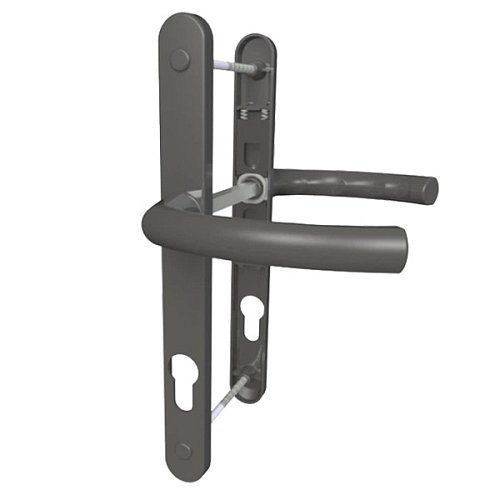 Ручки на планке ASTEX Antey DHS 85/26 с пружиной антрацит RAL7016 - Фото №1
