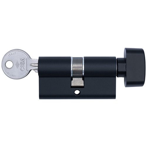 Циліндр CISA C2000 60T (30*30T) чорний 3 ключі - Фото №5