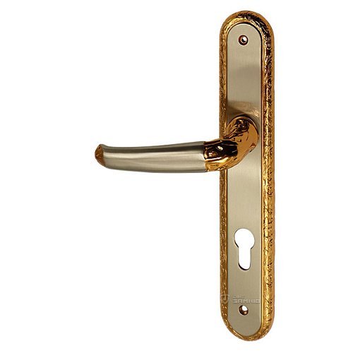 Ручки на планці OZCANLAR Yakut Yale 72 сатин/золото - Фото №3