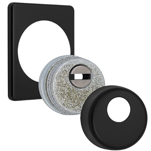 Протектор AZZI FAUSTO Antitubo HB-PATT 25 мм ME50/TEKNO/NO прямокутний чорний матовий - Фото №1