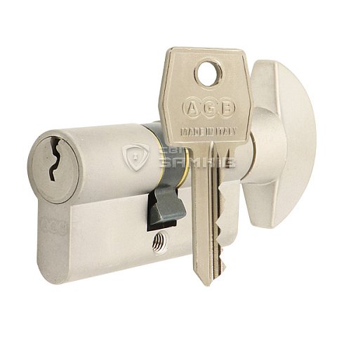 Цилиндр AGB MOD 600 70T (30*40T) хром матовый - Фото №1